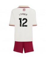 Otroške Nogometnih dresov Arsenal Jurrien Timber #12 Tretji 2025-26 Kratki rokavi (+ hlače)